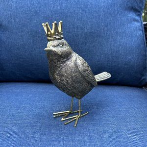 Small Metal Bird Statue